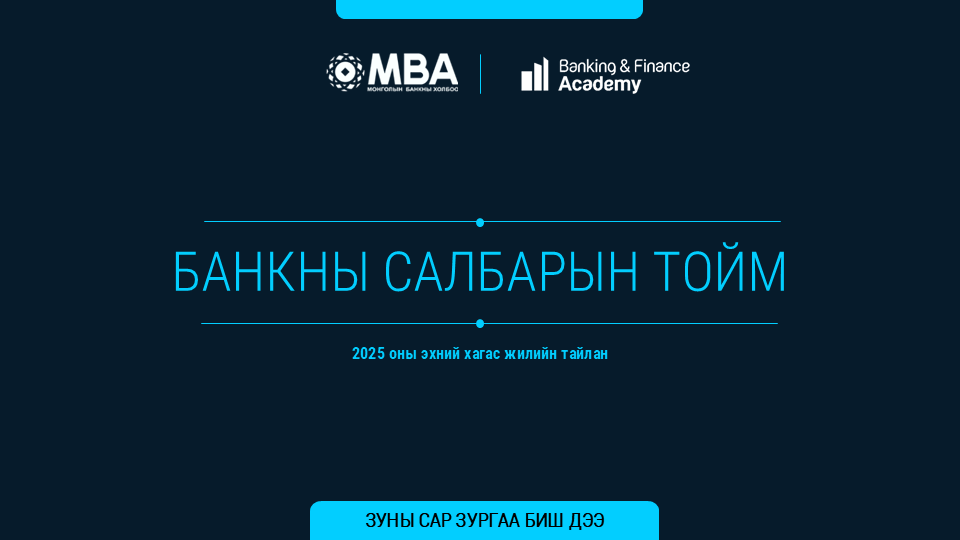 Банкны салбарын тойм – 2025/Q2