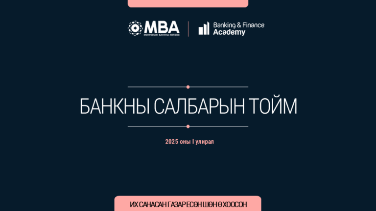 Банкны салбарын тойм 2025Q1