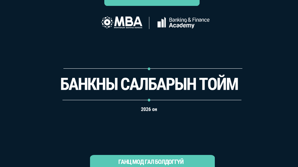 Банкны салбарын тойм – 2025/Q4 – MON
